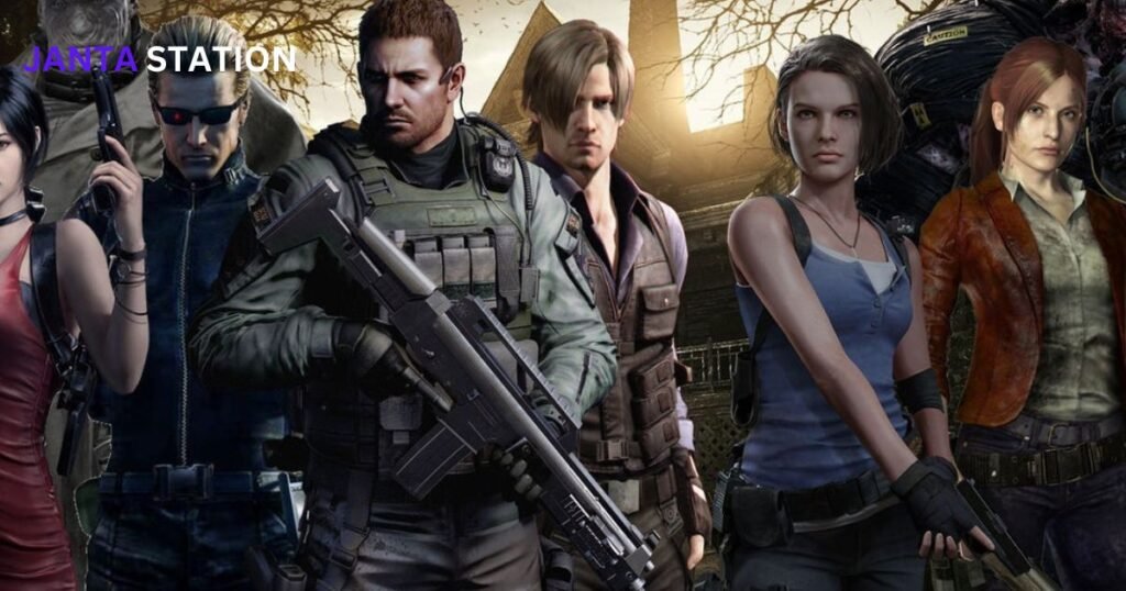 Part of Resident Evil Game