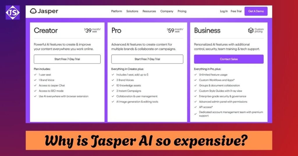 Why is Jasper AI so expensive?