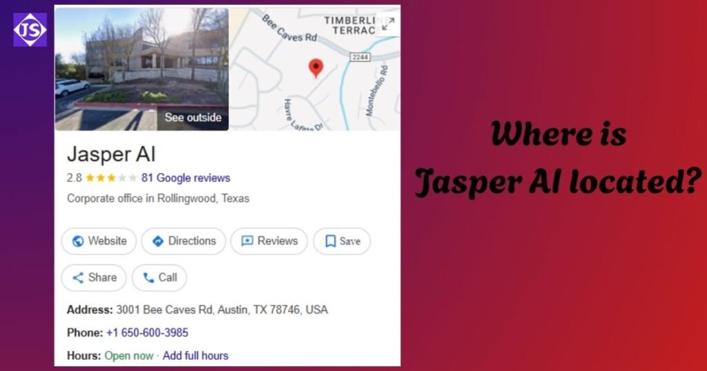 Where is Jasper AI located?