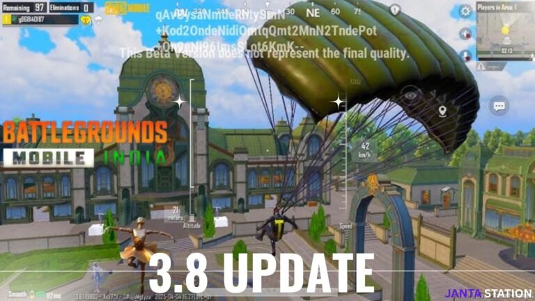 BGMI 3.8 UPDATE