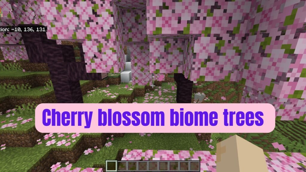 Minecraft Cherry Blossom biome कहाँ और कैसे खोजें?