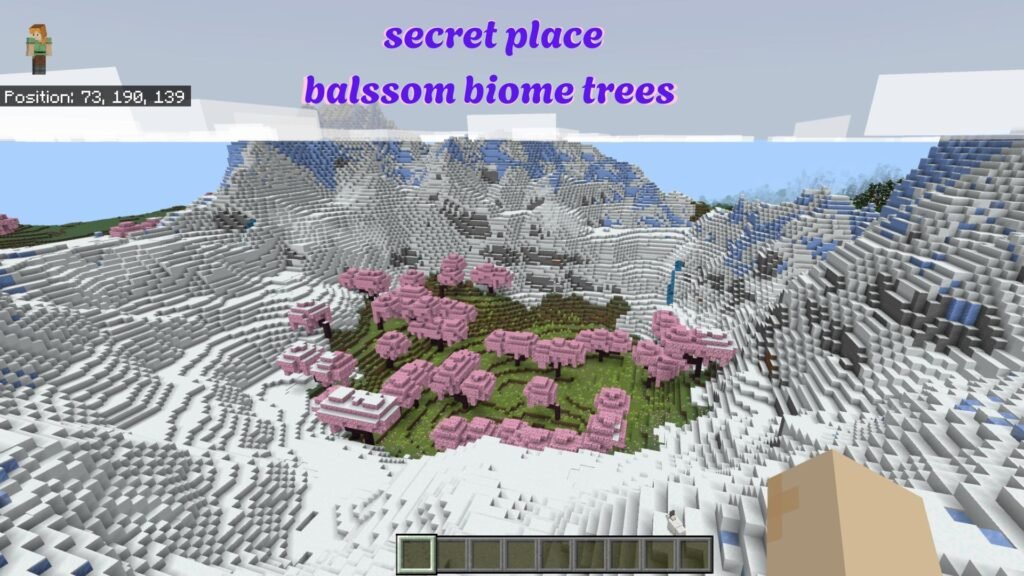 Minecraft Cherry Blossom biome कहाँ और कैसे खोजें?
