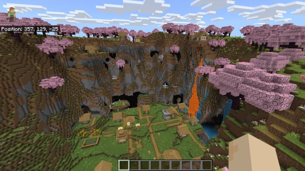 Minecraft Cherry Blossom biome कहाँ और कैसे खोजें?