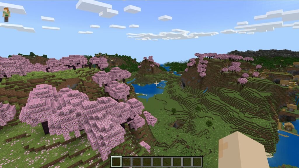 Minecraft Cherry Blossom biome कहाँ और कैसे खोजें?