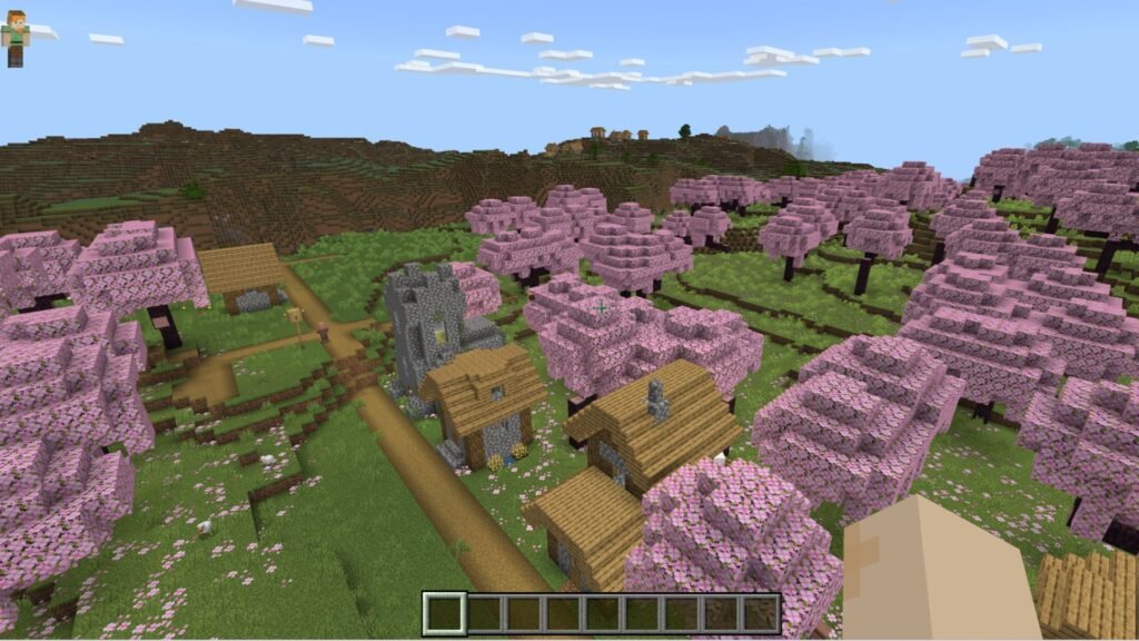 Minecraft Cherry Blossom biome कहाँ और कैसे खोजें?