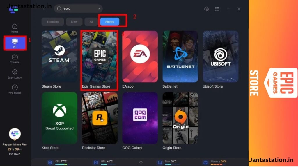Epic Games Vs Cloud Gaming कौन सबसे Best है?